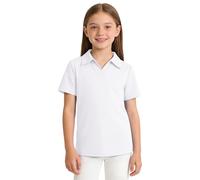 Genérico Camiseta Niña Camiseta Básica para Niñas Transpirable E Informal Ideal para Jugar E IR Al Colegio Cómoda para El Día A Día