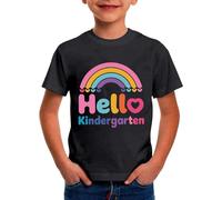 Genérico Camiseta NiñO 14 AñOs,Camisetas De JardíN De Infantes Hola Escuela Vengo Primer DíA De Clases para NiñOs Camisetas De GraduacióN De GuarderíA