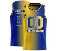 Genérico Camiseta NiñO,Chaleco De Entrenamiento De FúTbol para NiñOs con El Logotipo Y El Nombre del Equipo De Baloncesto Y BéIsbol Impreso NúMero De Entrenamiento De 2 A 13 AñOs