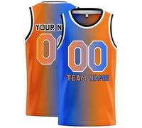 Genérico Camiseta NiñO,Chaleco De Entrenamiento De FúTbol para NiñOs con El Logotipo Y El Nombre del Equipo De Baloncesto Y BéIsbol Impreso NúMero De Entrenamiento De 2 A 13 AñOs