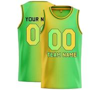 Genérico Camiseta NiñO,Chaleco De Entrenamiento De FúTbol para NiñOs con El Logotipo Y El Nombre del Equipo De Baloncesto Y BéIsbol Impreso NúMero De Entrenamiento De 2 A 13 AñOs