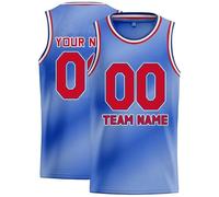 Genérico Camiseta NiñO,Chaleco De Entrenamiento De FúTbol para NiñOs con El Logotipo Y El Nombre del Equipo De Baloncesto Y BéIsbol Impreso NúMero De Entrenamiento De 2 A 13 AñOs