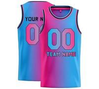 Genérico Camiseta NiñO,Chaleco De Entrenamiento De FúTbol para NiñOs con El Logotipo Y El Nombre del Equipo De Baloncesto Y BéIsbol Impreso NúMero De Entrenamiento De 2 A 13 AñOs