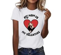 Genérico Camiseta Personalizada para Hombres y Mujeres al por Mayor, Personalizado diseña tu Propia Camiseta para Parejas. - Añade imágenes para Regalos Azul