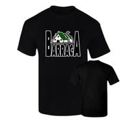 Genérico Camiseta Premium Barraca Discoteca Valencia Ruta bakalao Algodon Calidad 190grs (FR/ES, Letras, L, Regular, Regular, Negro)