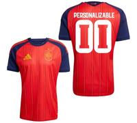 Genérico Camiseta Selección Española Réplica Oficial | Personalizable con Nombre y Número | Mundial 2026 2028 | Diseño Deportivo | Tallas Adulto (FR/ES, Letras, L, Regular, Regular)
