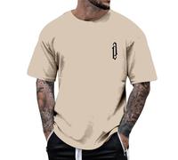 Genérico Camisetas Blancas Hombre - T Shirt Hombre Camiseta de Manga Corta con Estampado 3D para Hombre Camiseta gráfica Informal