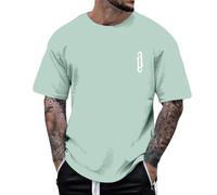 Genérico Camisetas Blancas Hombre - T Shirt Hombre Camiseta de Manga Corta con Estampado 3D para Hombre Camiseta gráfica Informal