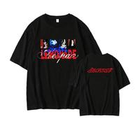 Genérico Camisetas De Algodón A La Moda, Camiseta con Gráfico Lemonade, Ropa De Calle Compatible con Camisetas For Mujeres, Fans Teengirls(Black,S)