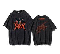 Genérico Camisetas De Algodón Lavadas, Camiseta Merch con Álbum De Lemonade A La Moda, Camisetas Holgadas For Hombres, Mujeres Y Adolescentes(Black 04,4XL)