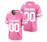 Genérico Camisetas de Rugby Personalizadas con Nombre del Equipo, número y Logotipo, Uniforme Fútbol Americano Impreso Personalizado para Adultos jóvenes y preescolares.