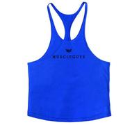 Genérico Camisetas De Tirantes Hombre Gym - Chaleco De Entrenamiento para Hombre Transpirable con Tirantes Finos Y Profundos para Ejercicios Musculares Y Fitness Informal para Correr