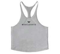 Genérico Camisetas De Tirantes Hombre Gym - Chaleco De Entrenamiento para Hombre Transpirable con Tirantes Finos Y Profundos para Ejercicios Musculares Y Fitness Informal para Correr