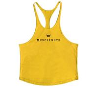 Genérico Camisetas De Tirantes Hombre Gym - Chaleco De Entrenamiento para Hombre Transpirable con Tirantes Finos Y Profundos para Ejercicios Musculares Y Fitness Informal para Correr