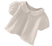 Genérico Camisetas Manga Corta Niña Camisetas De Manga Corta para Bebés Niñas Conjunto Casual Y Adorable Camiseta De Verano Versátil para Niñas Pequeñas De 0 A 3 Años