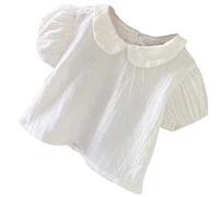 Genérico Camisetas Manga Corta Niña Camisetas De Manga Corta para Bebés Niñas Conjunto Casual Y Adorable Camiseta De Verano Versátil para Niñas Pequeñas De 0 A 3 Años
