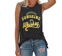 Genérico Camisola Mujer - Tank Casual Summer Graphic Tank Tops para Mujer Sin Mangas Graphic Tank Tops Camisetas (Grey L)
