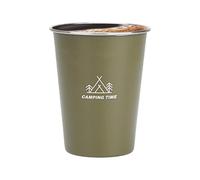 Genérico Camp Cup - Compact Cold Drinks Coffee Drinkware, Stainless Steel Hiking Cup for Beach, Travel Hiking Backpacking Mountain Climbing Outdoor Activity, Indoor Use, Portable Cups