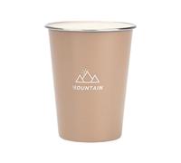 Genérico Camp Cup - Stainless Steel Drinkware Lightweight Bottles Camping Cups | Stainless Backpacking Mug | Compact Cold Drinks Coffee Drinkware For Beach Travel Hiking Backpacking Mountain Climbing
