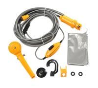 Generico Camp Shower-ABS | Outdoor Camping Car Shower, Outdoor Śhower | 12V Universal Electronic,Óutdoor Camp Šhower Pump - for Camping RV Motorcycle Car Wash Beach Travel Pet Bath
