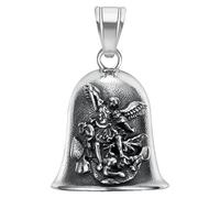 Genérico Campana De Motocicleta De Ángel | 5.4 X 3.2 Cm Biker | Biker Engels Trailer | Happy Charm Motorcycle Para Hombres Y Mujeres, Accesorios Tradicionales De Ciclistas Contra La Des