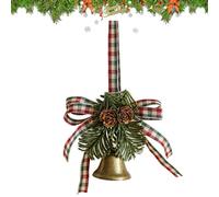 Genérico Campanas Decorativas - Decoración De Hierro | Campana de Puerta de Navidad,para Uso Interior Chimenea Oficina del Hogar Sala De Estar Comedor Cocina Dormitorio Baño Pasillo Escalera Entrada