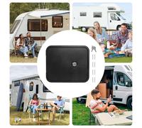 Genérico Camper Hose Storage Cover - Rust-Resistant Cover for External Fittings | Polished Disk with Pre-Drilled Flange & Weatherproof Seal for Inspection Port, Floor, Cable and Indoor Vehicles