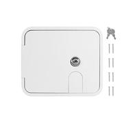 Genérico Camper Hose Storage Cover - RV Cord Storages Hatch | RV Power Cord Access Door | Rust Resistant Covers For Inspection Supply Openings Port Utility Floor Cable Indoor Vehicles Outdoor