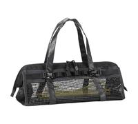 Genérico Camping Accessories Storage Bag, Outdoor Tent Stake Carry Bag, 46 x 16 x 16 cm, 18,11 x 6,3 x 6,3 pulgadas, suspensión Strap Tool Organizer for Fishing Picnic/Hiking/Travel, PVC Cloth Net,
