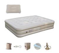 Genérico Camping Air Mattress, Thickened Double Camp Cushion, Bed Inflating Mattress, Luxury Sleeping Pad, Portable Airbed Mat, Ideal for Backpacking and Camping Outdoor Use