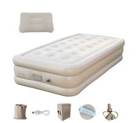 Genérico Camping Air Mattress, Thickened Double Camp Cushion, Bed Inflating Mattress, Luxury Sleeping Pad, Portable Airbed Mat, Ideal for Backpacking and Camping Outdoor Use