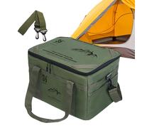 Generico Camping Bags, Organizer Storage, 16.54x12.2x10.24 Inches Utensil Pouch with Foldable Tabletop, Hiking Gear Pouch for Backpacking Beach Trips, Adventure Enthusiasts, Outdoor Travel, verde