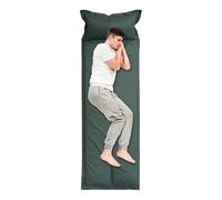 Genérico Camping Bed | Camp Bed | Sleeping Mat | Lightweight Inflating Mattress | 183x60x2.5cm/72.0x23.6x0.9in, Comfortable Sleeping Solution for Outdoor Enthusiasts, Navy Blue and Army Green