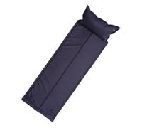 Genérico Camping Bed | Camp Bed | Sleeping Mat | Lightweight Inflating Mattress | 183x60x2.5cm/72.0x23.6x0.9in, Comfortable Sleeping Solution for Outdoor Enthusiasts, Navy Blue and Army Green