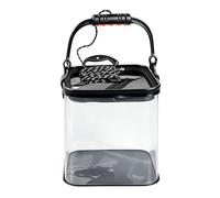 Genérico Camping Bucket Fishing Bait Container - Fish Bucket,Transparent with Anti-Slip Rope For Men Angler Fisherman Outdoor Shore Bank Boat Lake River Saltwater