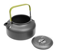 Genérico Camping Goods, Hervidor De Agua De Aluminio For Acampar Al Aire Libre, Tetera De 0,8 L, 1,2 L Y 1,6 L, con Bolsa De Transporte For Senderismo, Pesca Y Picnic.(0.8L)