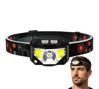 Genérico Camping Headlamps - 2.76 Inch Rechargeable LED | Head Torch Light, Hard Hat Lamp, Outdoor Headlight, Sensor Flashlight For Backpacking Hiking Fishing Night Walking Work Camping Use