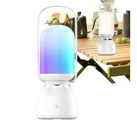 Generico Camping Lantern Speaker, Camping Tent Light with Wireless Speaker, 9.45x3.48 Inches Portable Ambience Lamp & 3 Brightness Adjustment, LED Lighting for Garden Patio Porch Backyards