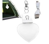 Genérico Camping Light - Hangable Purse Lamp, Tote Bag Lights | 0.14in Best and Ideal for Led Automatic Glow Heart Flashlight Keychain for Tote Wallet Sctivates Instantly with a Gentle Touch