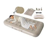 Genérico Camping Mattress Pad, plegable inflable Camp, 74,8 x 39,37 in Built in Electric Pump, impermeable portátil Air Bed, Backpacking for Hiking, Traveling, Picnic