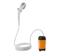 Genérico Camping Shower - Portable Washing System For Hiking Beach Trips | PVC Water Storage Bag with Adjustable Spray Nozzle, Outdoor Cleaning Equipment, Hanging Bath Solution For Travel