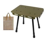 Genérico Camping Stool, Multifuncional plegable Chair, aleación de aluminio compacta y ligera Seating for Gardening, Beach, Hiking, Outdoor BBQ, Portable Travel Seat