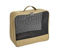 Genérico Camping Storage Box, Breathable Camping Tote and Camp Kitchen Organizer, Sturdy Bag for Men and Women, Portable Camp Container for Outdoor Activities, Hiking, and Picnics, caqui, Se référer