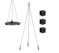 Generico Camping Tripod for Cooking - Hanging Chain & Hook with Pot Support, Aluminum Alloy Detachable Design | Easy Storage, Adjustable Height, Multifunctional Grill for Campfire And Outdoor Cooking