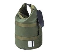 Genérico Camping Utensil Organizer Bag, Round Bottom Cutlery Carrier, Large Cooking Tool Tote, Multi-Compartment Storage Pouch, Durable Zipper Closure, Perfect for Camping, Travel, Kitchen