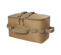 Genérico Camping Utensils Organizer, Outdoor Cooking Bag, 6,69 x 7,48 in, plegable Camping Storage, ajustable Shoulder Strap, reinforced Stitching for Outdoor Adventures, Cream Colored, Se référer au