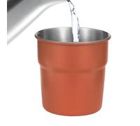 Genérico Campingbecher - Edelstahl, Lebensmittelecht, Tragbar | Metallbecher für Outdoor, Wandern, Rucksackausflüge, Angeln, Zuhause, Küche, Büro - Für Heiße & Kalte Getränke, Reisen, Picknick