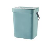 Genérico CAN DE TRASH CAN | 1pcs recipiente de desechos pequeños con tapa y mango | Contenedor de basura plegable para puerta de gabinete, cocina, dormitorio | Long -Ledped y Space -Saving