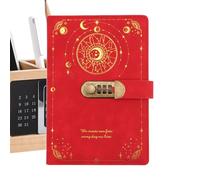 Genérico Candado de diario - Libro rayado | Filofax Personal - Diario, Un Cuaderno De Ensueño Con El Universo Y Los Planetas, Un Cuaderno De Tamaño A5 Con Cerradura Y Protegido Por Contraseña, Artí