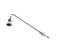 Genérico Candle Extinguisher Snuffer - Iron Aluminum Metal | Wick Bell Design Candle Snuffer Tool, Flame Put out Extinguisher | Safe Candles Accessory For Home Bath Birthday Housewarming Use